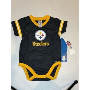 Pittsburgh Steelers Baby Unisex Bodysuit Onesie - Gerber NFL NWT 6-12 Months